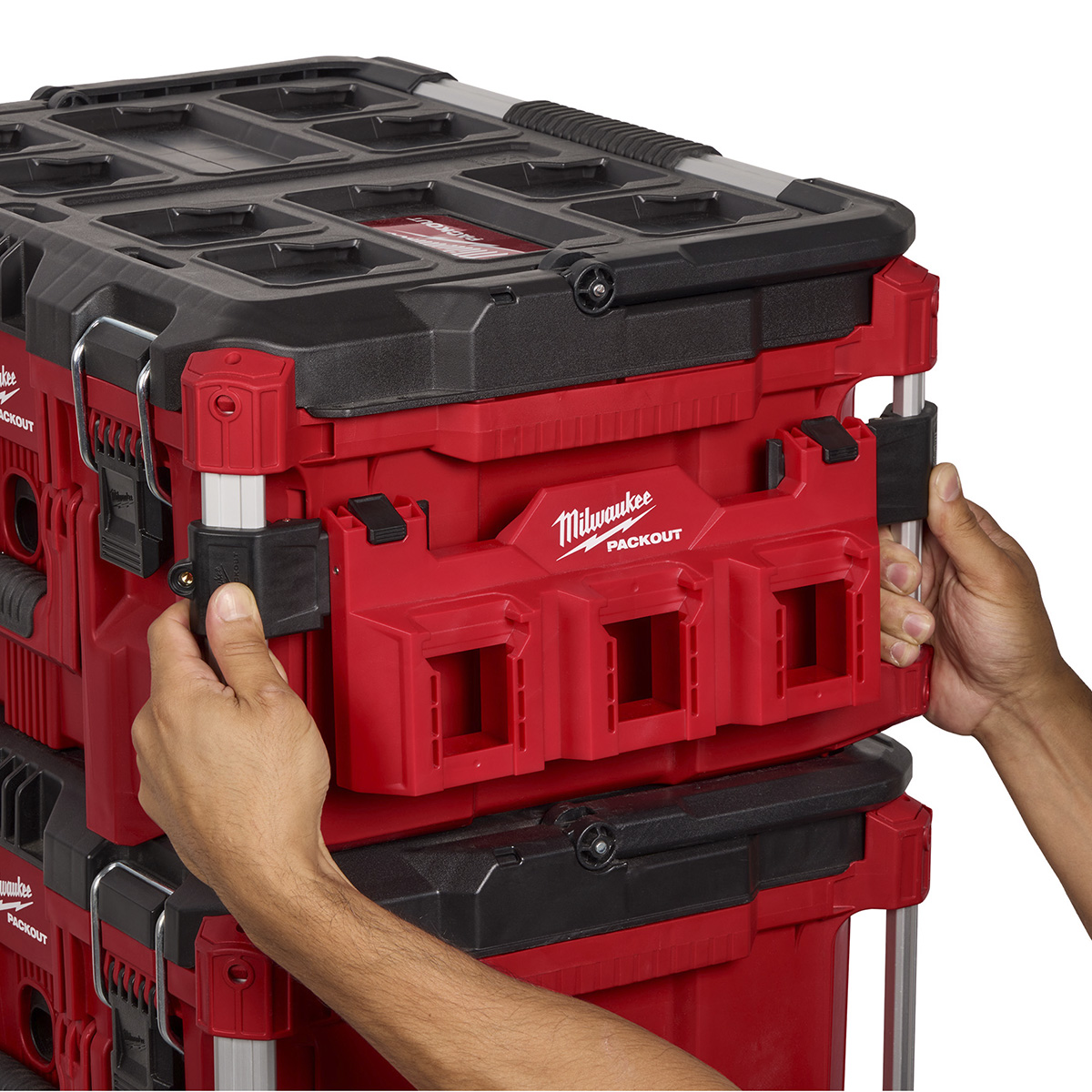 SOPORTE PORTABATERIAS M18 PARA CAJAS - PACKOUT - Imagen 3