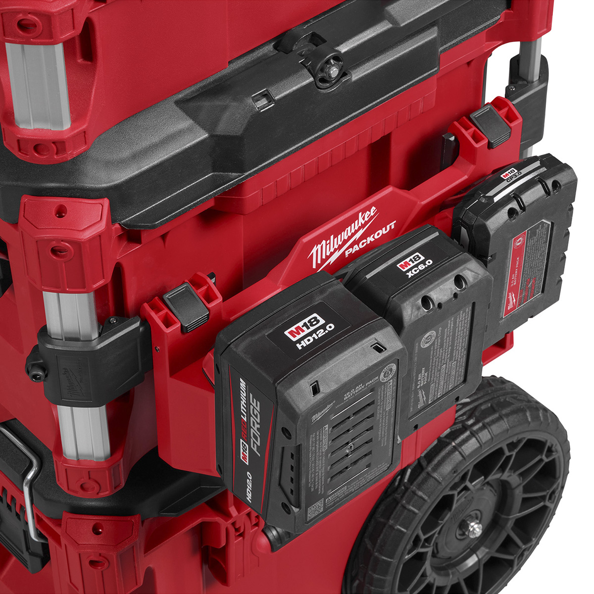 SOPORTE PORTABATERIAS M18 PARA CAJAS - PACKOUT - Imagen 4